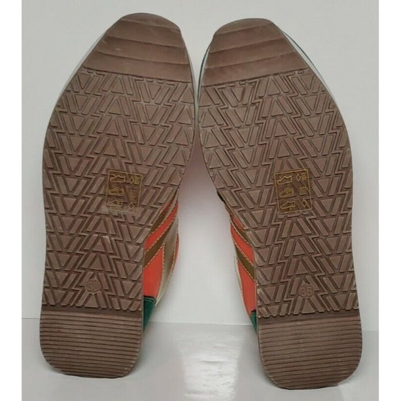 PRIMADONNA COLLECTION WOMAN'S ORANGE W/ GREEN GOLD ACCENT SNEAKER EURO SIZE 36 - Picture 10 of 12